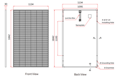 Trina Vertex S+ G3 505W N-Type i-TOPCon Dual Glass Solar Panel (TSM-505NEG10R.28Z)