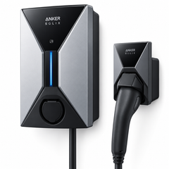 Anker SOLIX V1 Smart EV Charger – 7.4kW Single Phase / 22kW Three Phase | 7m Type 2 Cable